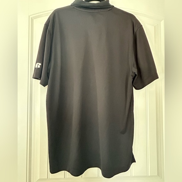 Russell short- sleeved polo, size large, black. Great used condition. - Picture 4 of 5